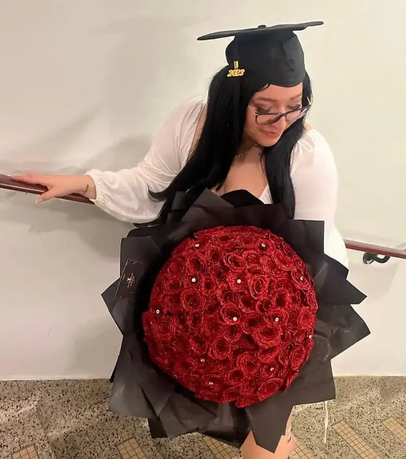 Eternal Glitter Rose Bouquet