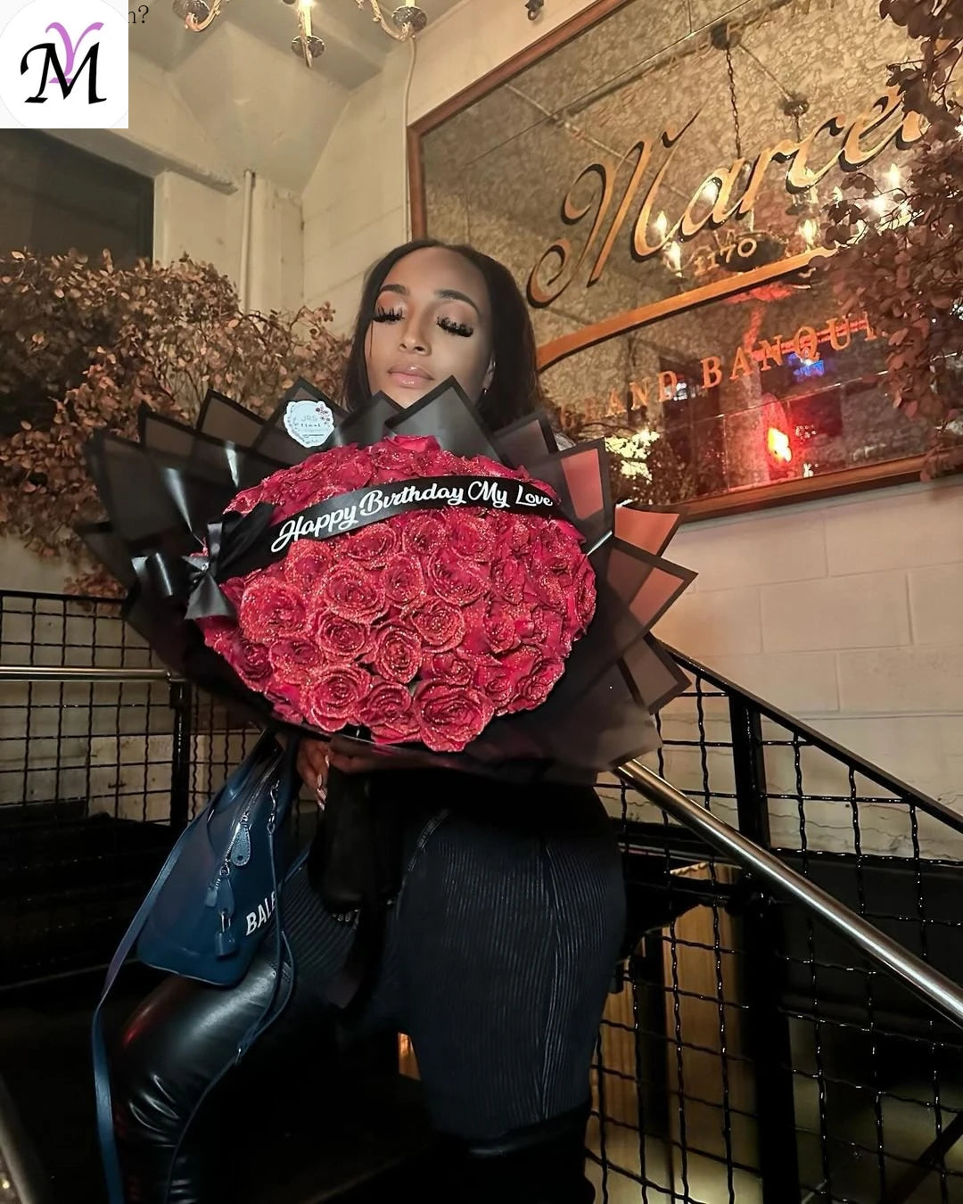 Eternal Glitter Rose Bouquet